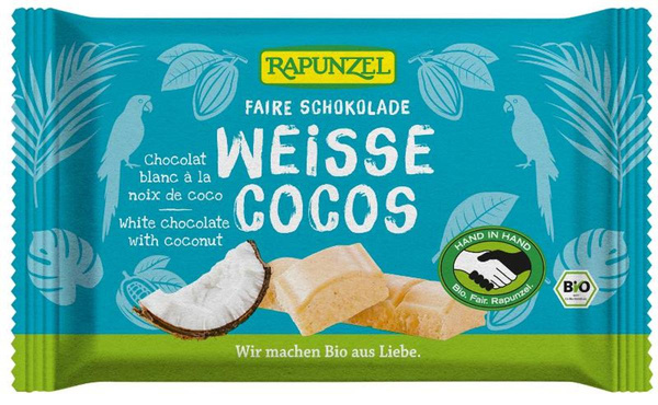 product photo for Weiße Schokolade Kokosstücke