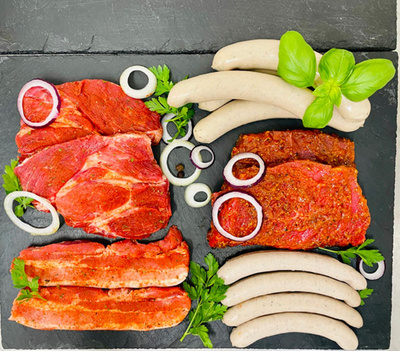 Produktfoto zu Grillfleisch-& Wurst-Paket für 5-6 Pers.