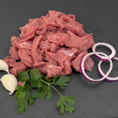 Produktfoto zu Lammgeschnetzeltes, 500g