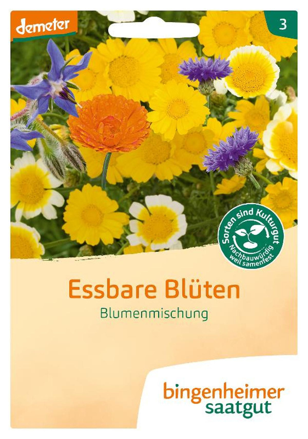 Photo de produit pour Mélange de graines Fleurs comestibles
