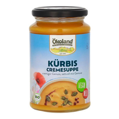 Photo de produit pour Soupe à la crème de potiron végétalienne (bocal)