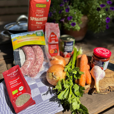 product photo for Salsiccia and Pasta Cooking Kit