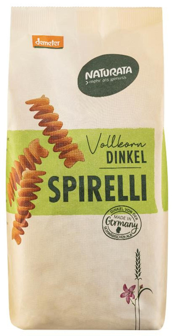 product photo for Wholemeal Spelt Spirelli