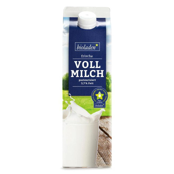 product photo for Organic milk, 3.7% fat, carton