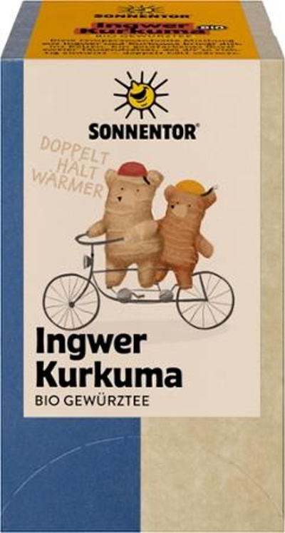 Photo de produit pour Thé au gingembre et au curcuma