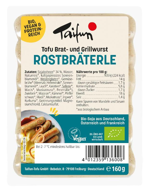 product photo for Tofu Rostbräterle, 6 pieces