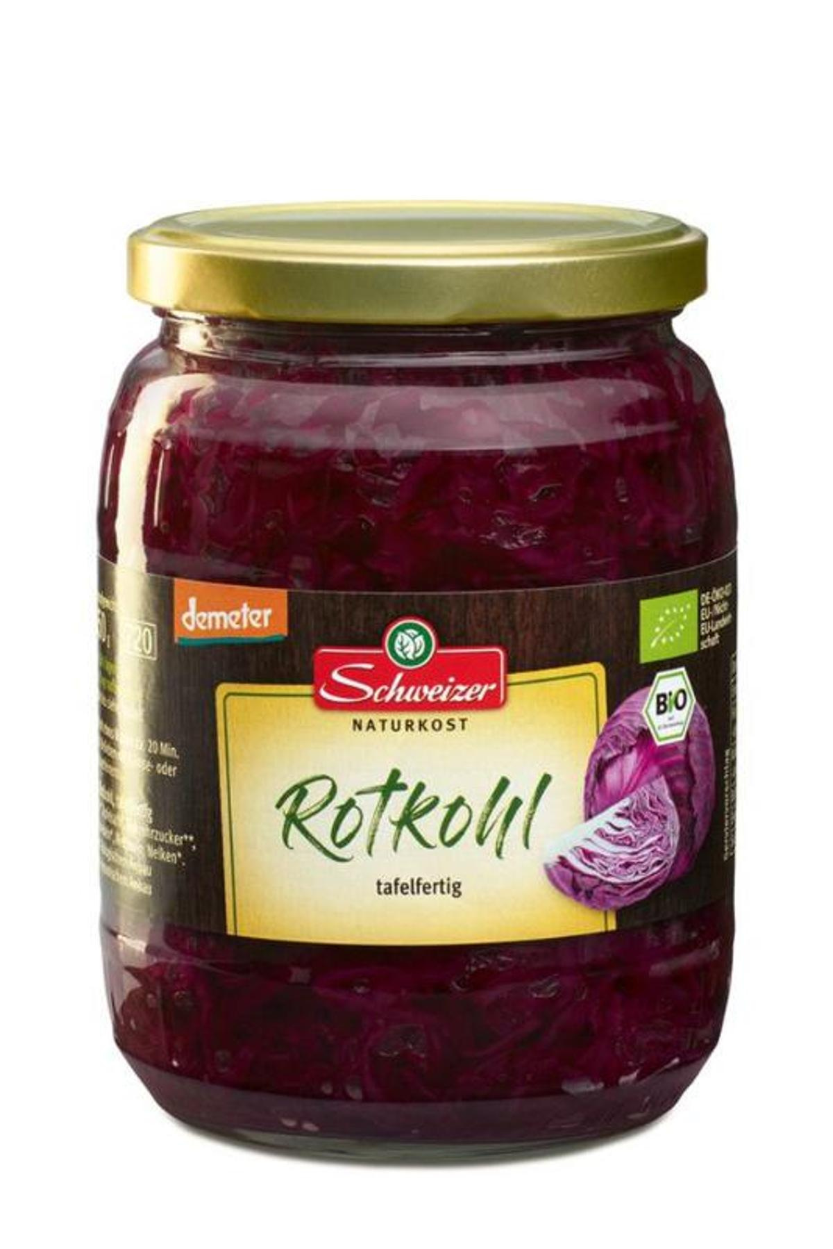 Rotkohl im Glas