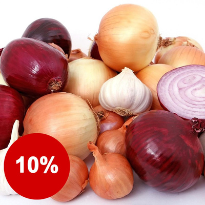 Produktfoto zu 1 kg Gourmet-Zwiebeln gemischt