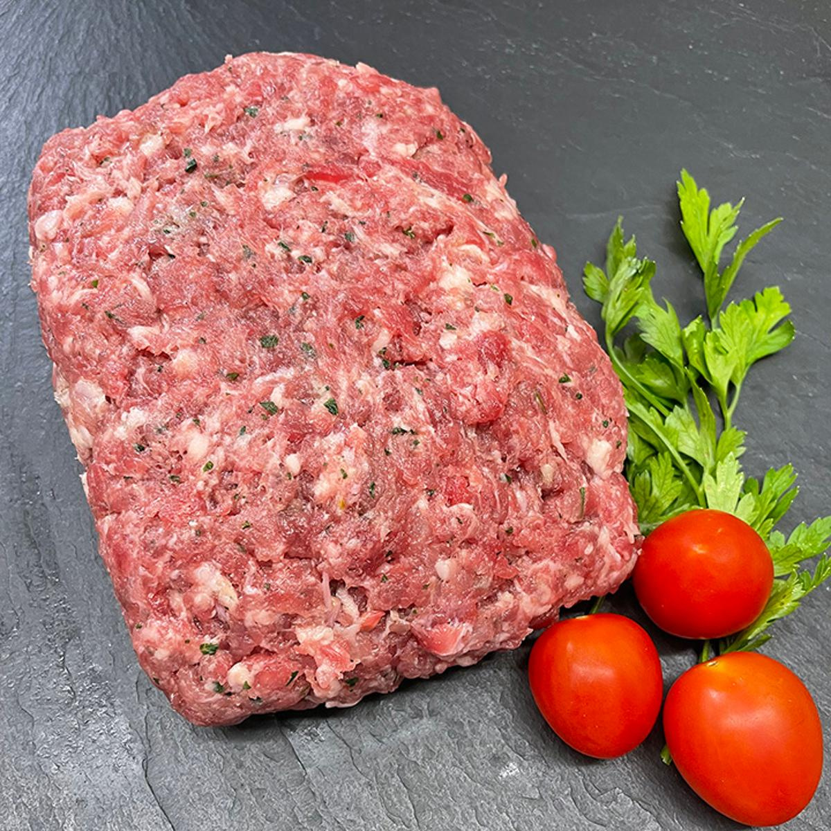 Viande hachée mixte assaisonné