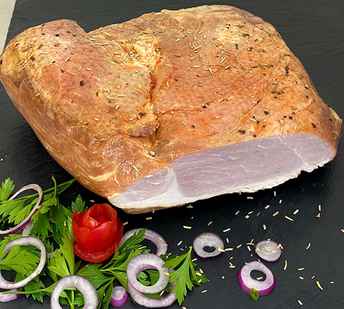 Honig-Rosmarin-Schinkenbraten