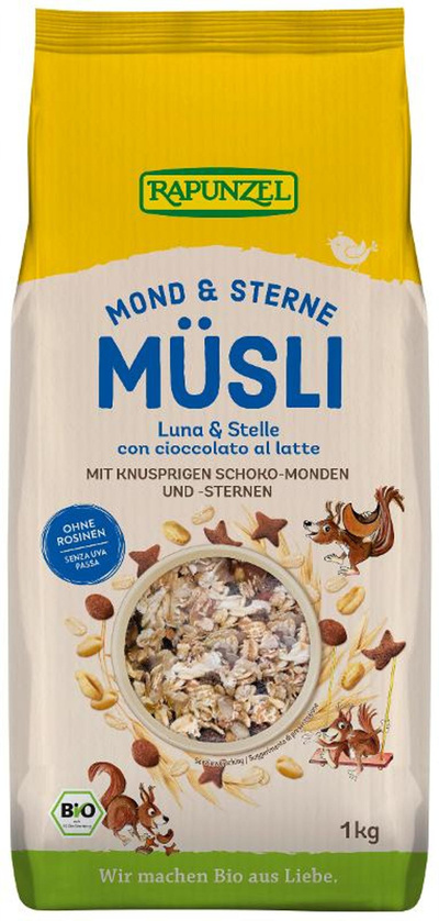 Photo de produit pour 1kg de muesli Lune & Étoiles