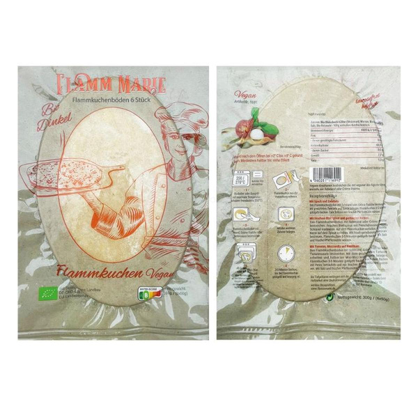 Photo de produit pour Dinkel-Flammkuchenböden