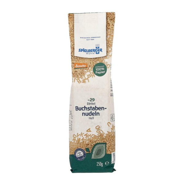 product photo for Dinkel Buchstabennudeln