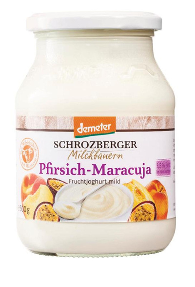 product photo for Peach and passion fruit yogurt