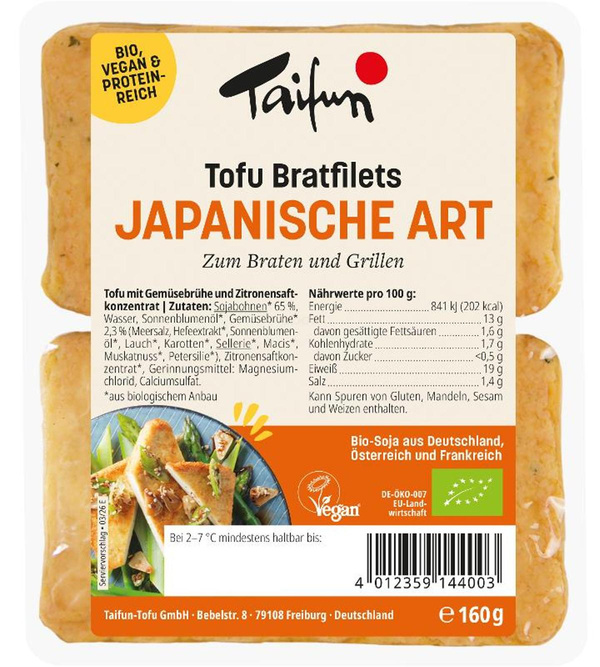 Produktfoto zu Tofu-Bratfilets Japanische Art