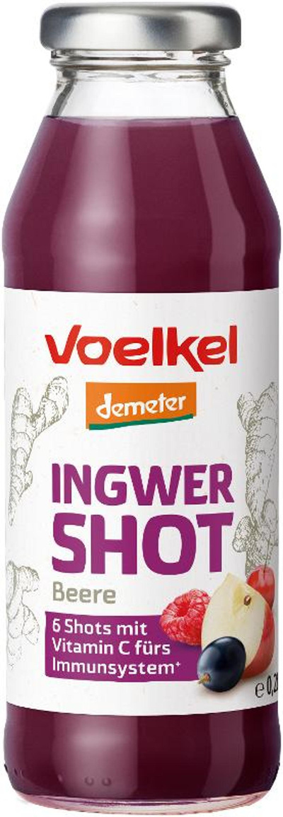 Produktfoto zu Shot Ingwer & Beeren mit Vitamin C