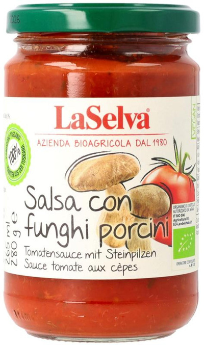 product photo for Tomato sauce with porcini mushrooms