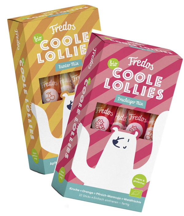 Produktfoto zu Wassereis Coole Lollies, gelber Mix