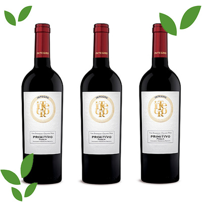 KI generiert: Das Bild zeigt eine Flasche Vermador Wein, auf deren Etikett eine Illustration eines Tieres und der Schriftzug "Monastrell & Syrah" zu sehen sind. Es handelt sich um einen Bio- und veganen Wein.