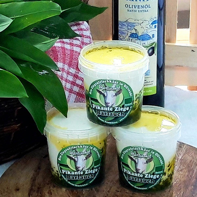 Produktfoto zu Pikante Ziege "Bärlauch"