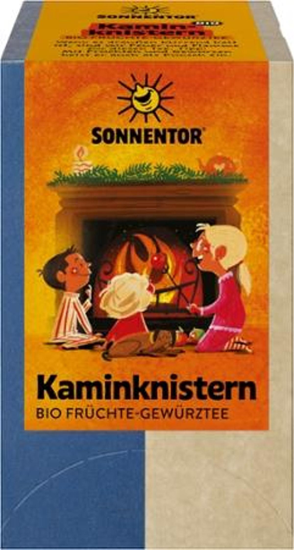 product photo for Fireplace crackling fruit spice tea