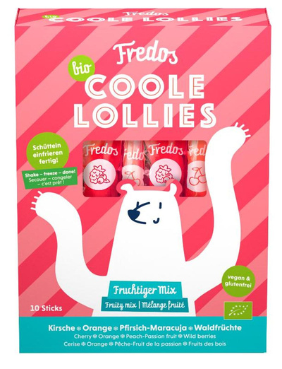 Produktfoto zu Wassereis Coole Lollies fruchtiger Mix