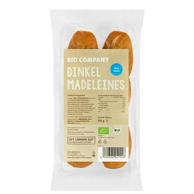 product photo for Spelt madeleines
