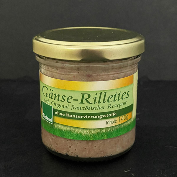 Produktfoto zu Gänserillettes im Glas