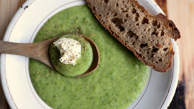 Rezeptbild für Bärlauch-Suppe mit Kartoffeln