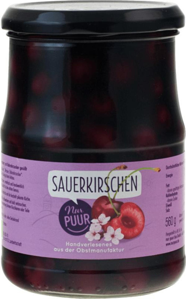 Photo de produit pour Cerises acides dénoyautées