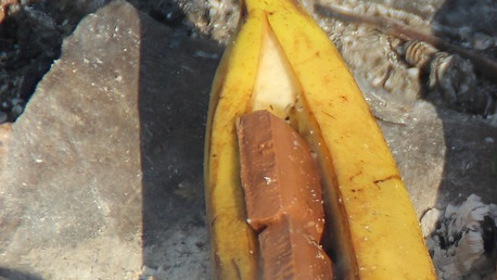 Rezeptbild für Banane mit Schokolade