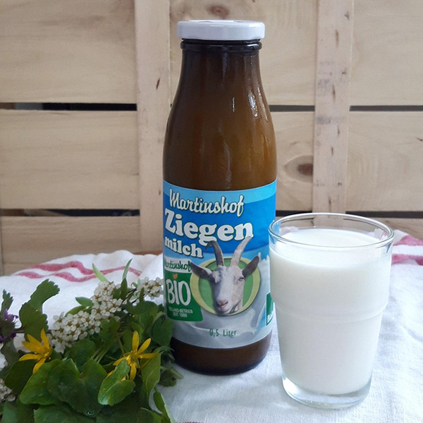 Produktfoto zu 0,5l Ziegenmilch (Martinshof)