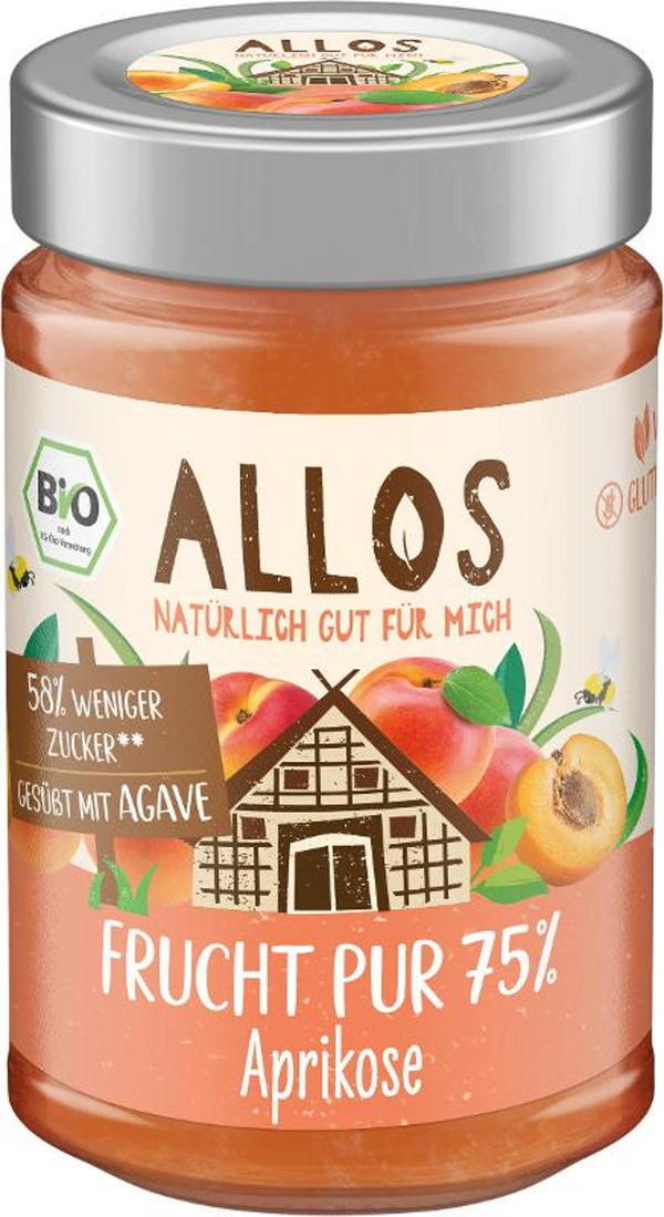Produktfoto zu Frucht Pur 75% Aprikose