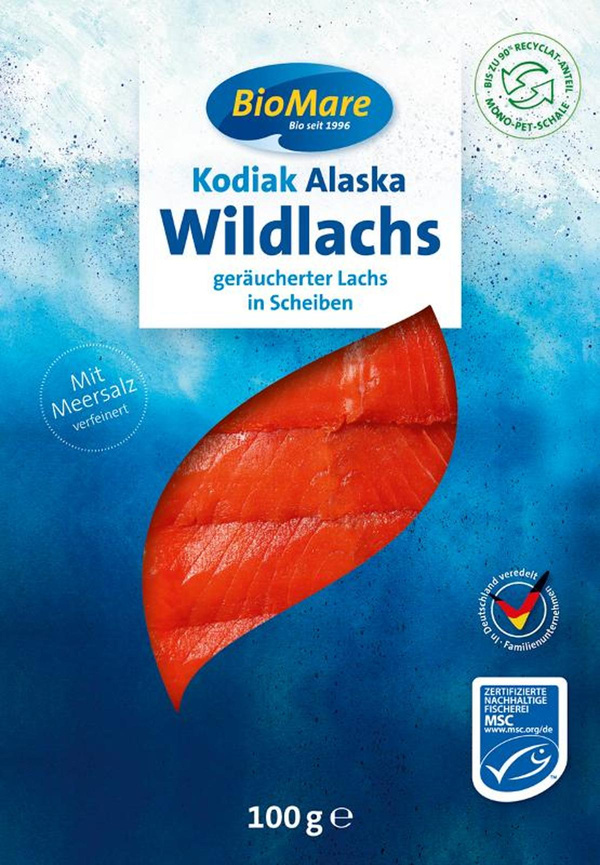 product photo for Alaska Sockeye wild salmon, 100g