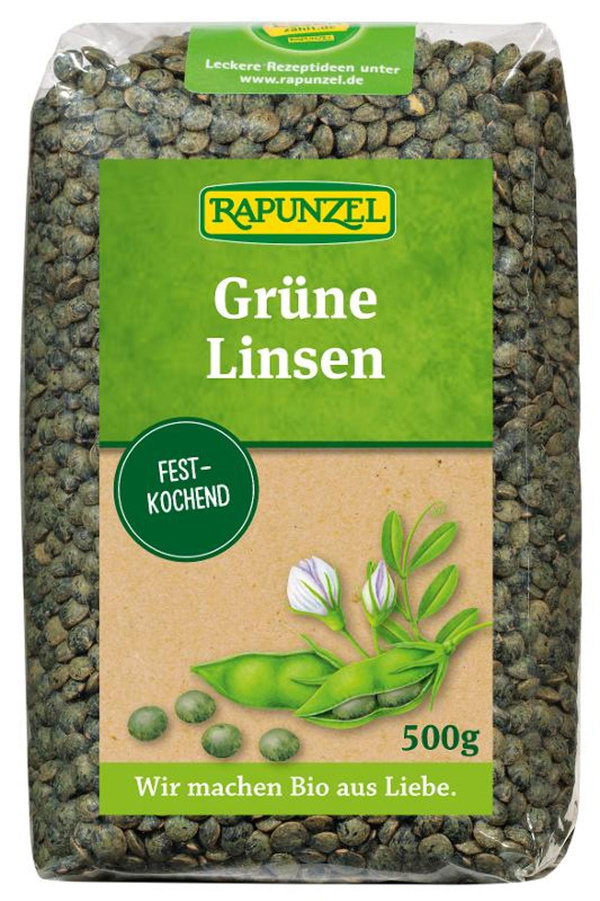 Produktfoto zu Linsen, grün