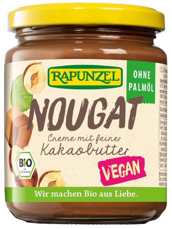 Photo de produit pour Crème de nougat au beurre de cacao