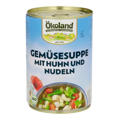 Produktfoto zu Gemüsesuppe mit Huhn (Dose)