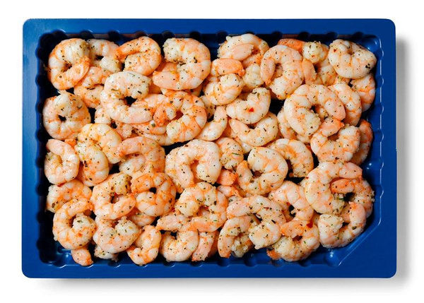 Photo de produit pour 500g de crevettes marinées "herbes & ail
