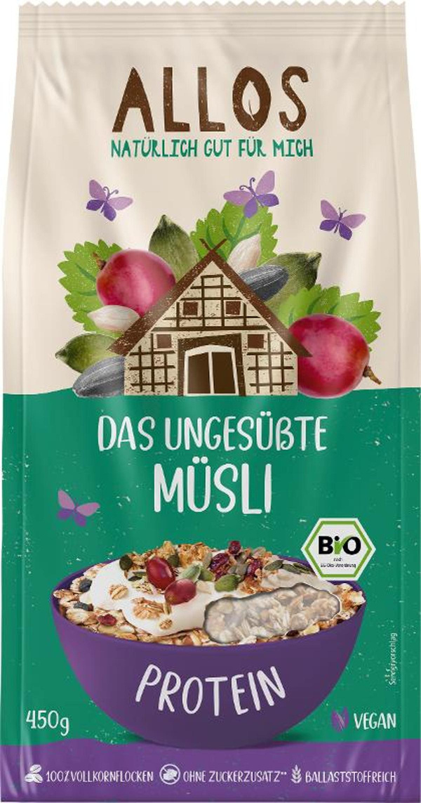Produktfoto zu Das Ungesüßte Protein-Müsli