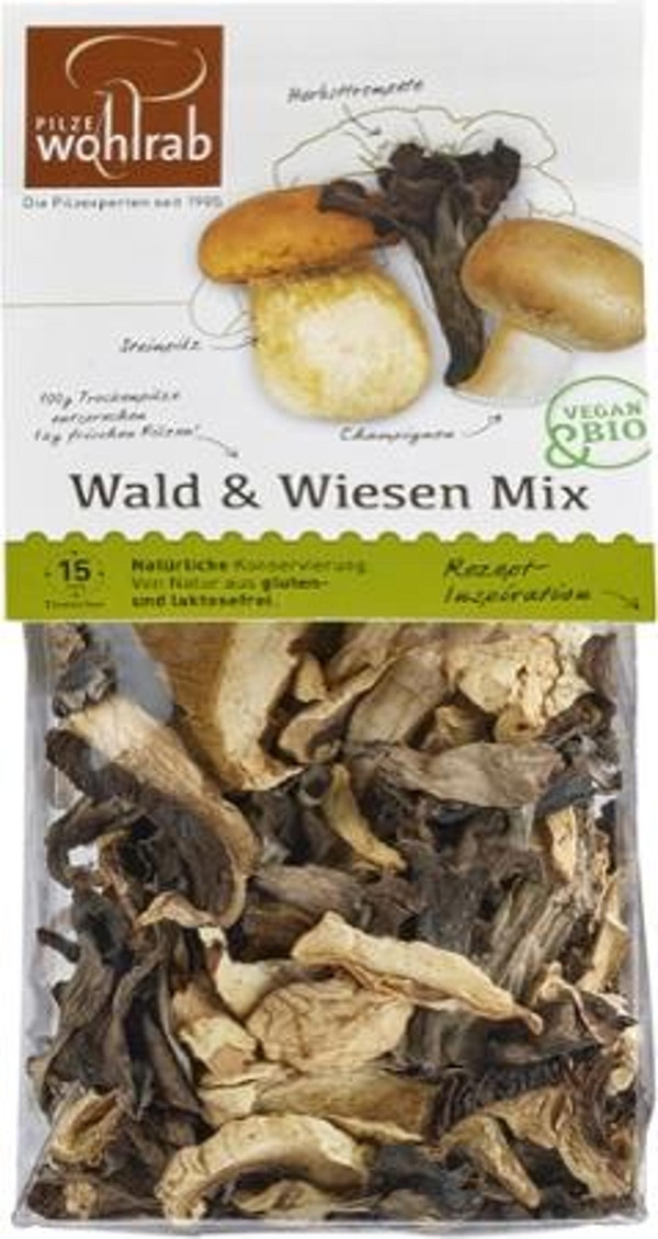 product photo for Forest & meadow mushrooms, dried