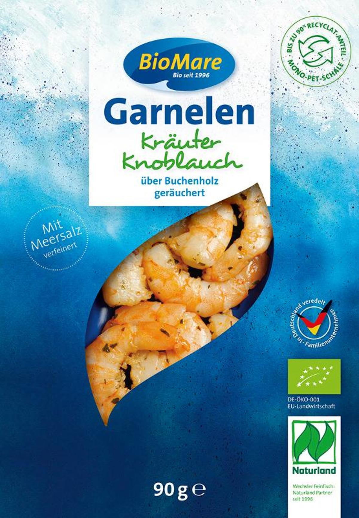 Garnelen, mit Kräutern & Knoblauch