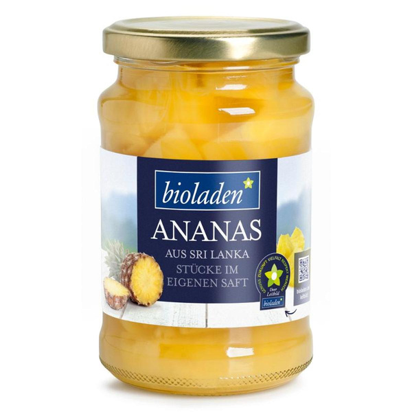 Produktfoto zu Ananas Stücke, im eigenen Saft