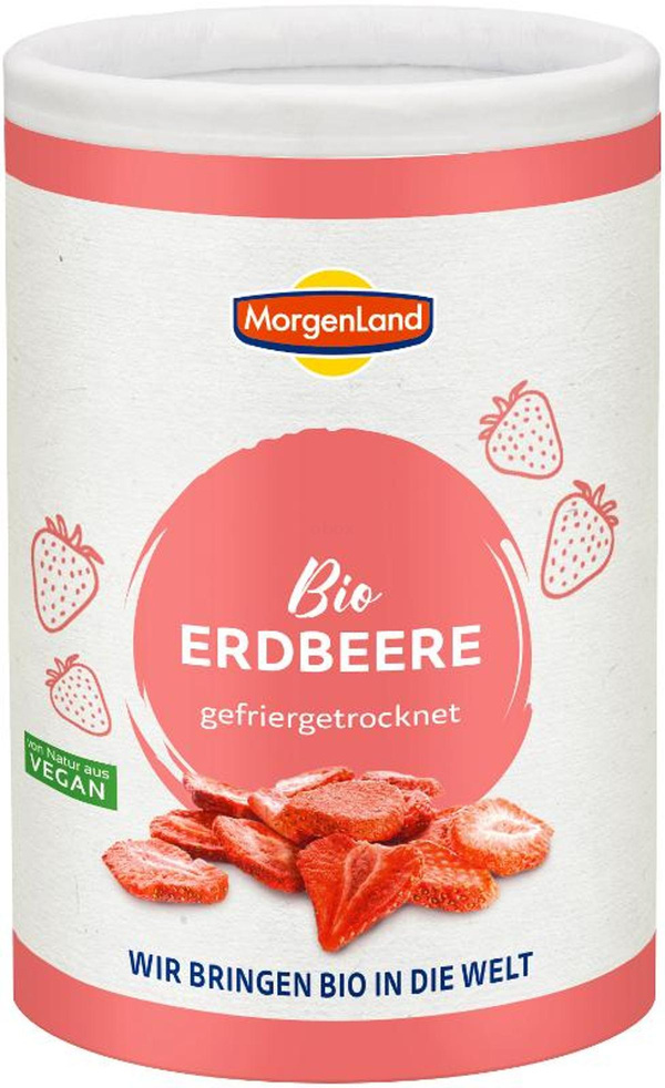 Produktfoto zu Erdbeeren gefriergetrocknet