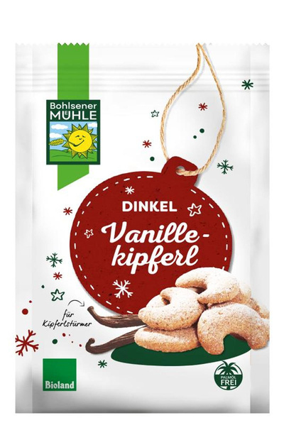 product photo for Spelt vanilla crescents